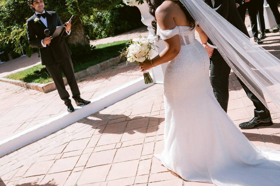 Ceremony in progress