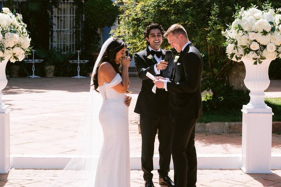 Ceremony in progress