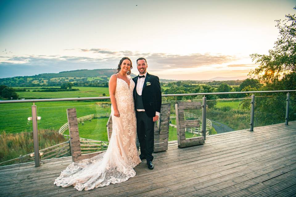 Couple on the balcony