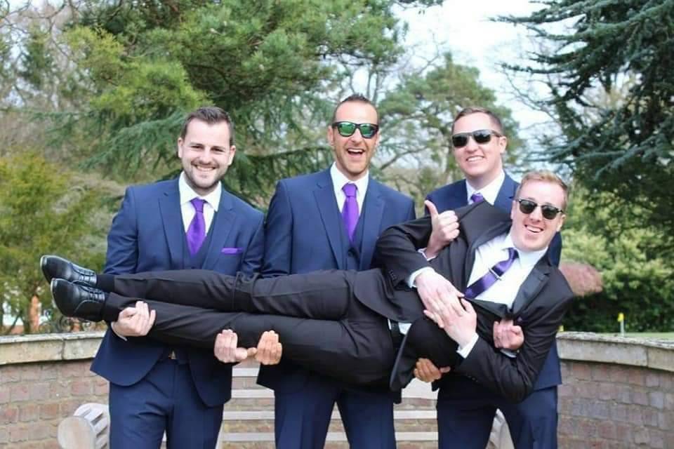 Groom and best men