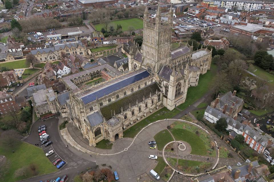 Aerial view of Cathedral