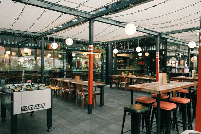 Covered Terrace with games