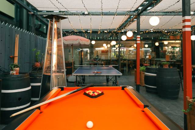 Covered Terrace with games