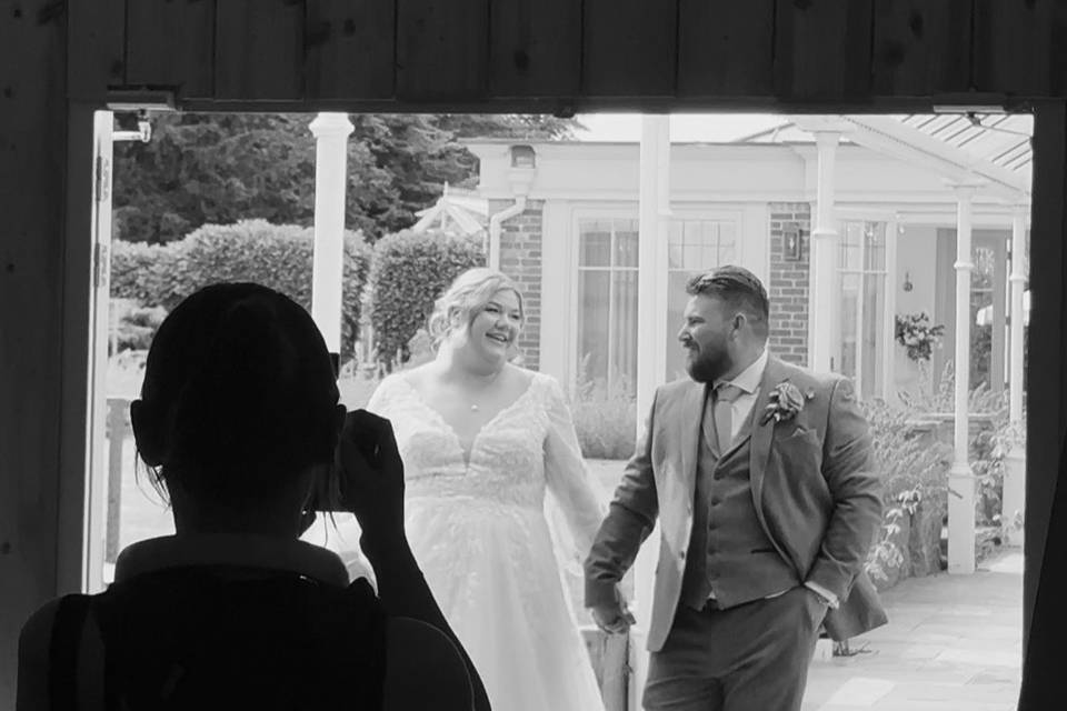 Couple entrance