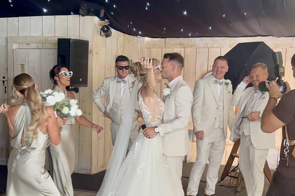 Couple entrance
