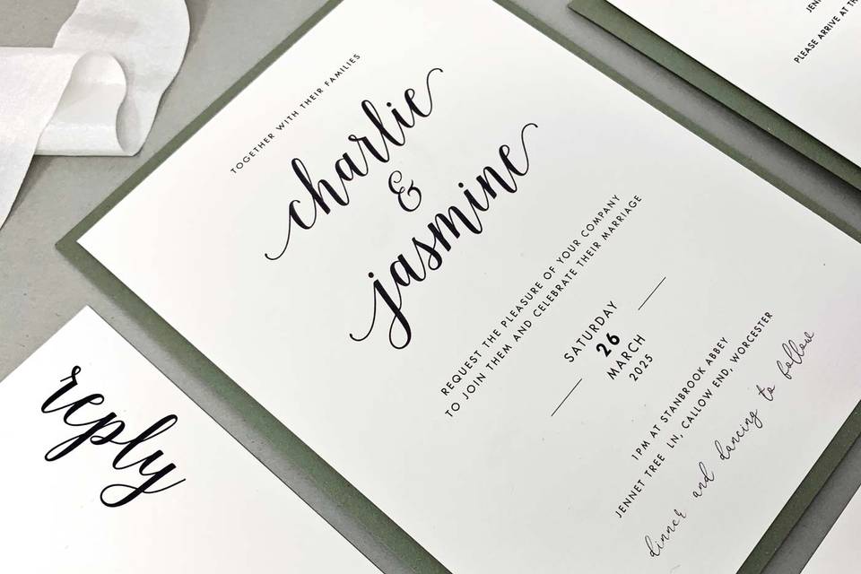 Calligraphy Invitation