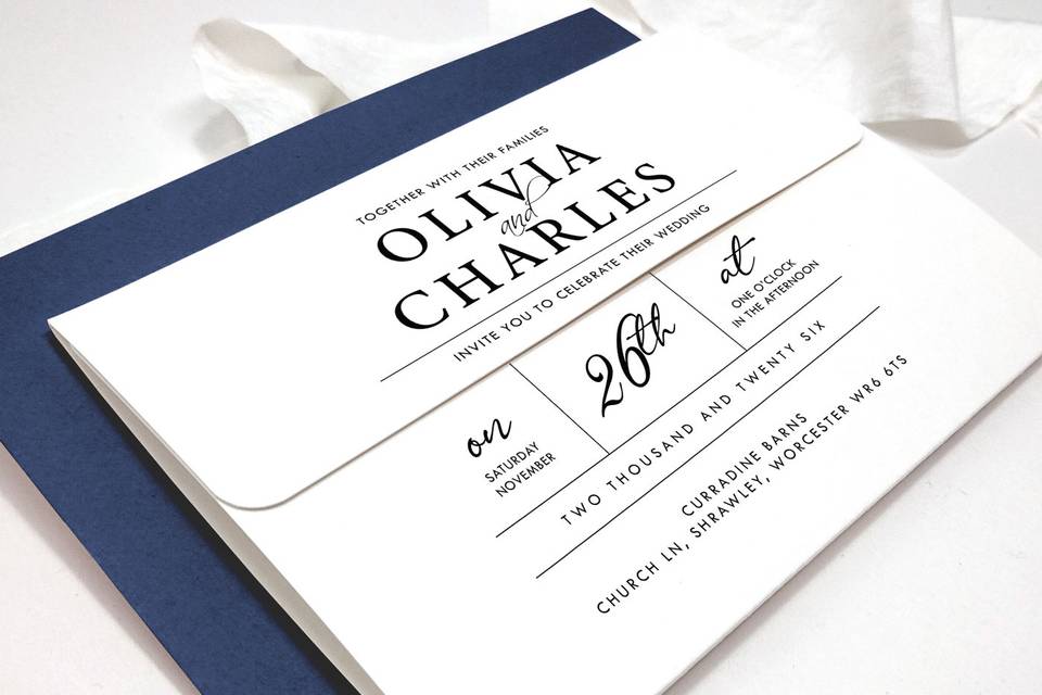 Folded Invitation
