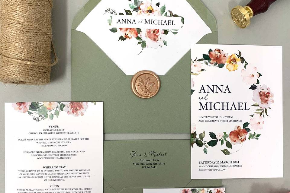 Floral Invitation Bundle