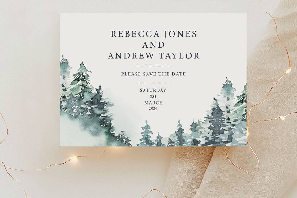 Forest Save the Date