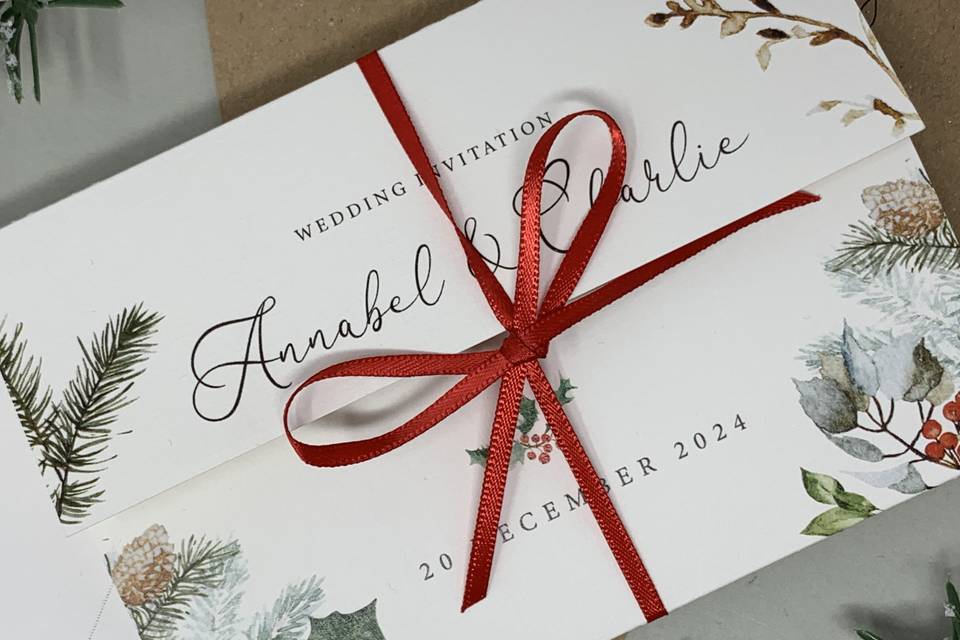 Winter Wedding Invitation