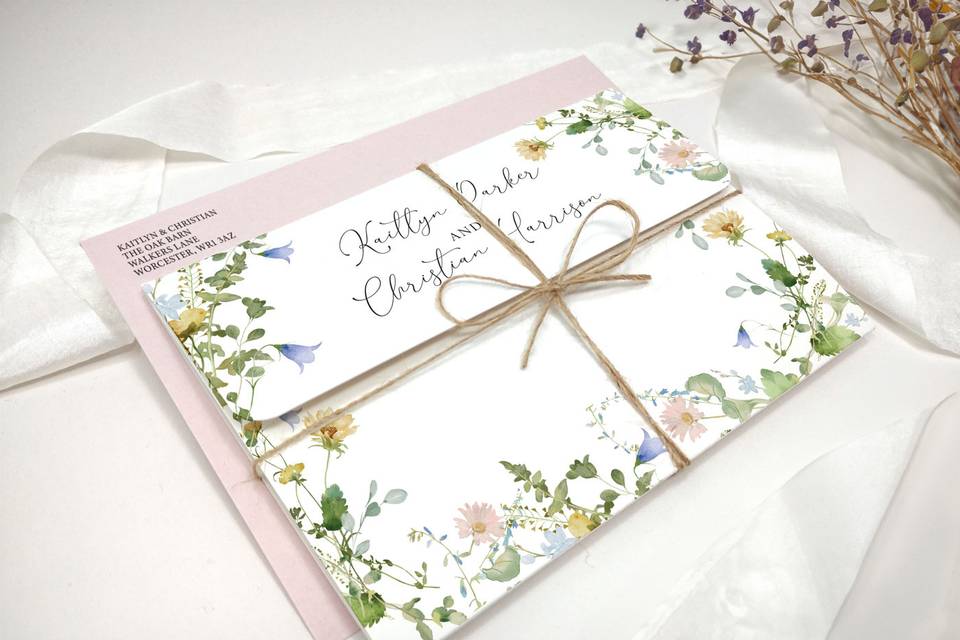 Summer Trifold Invitation