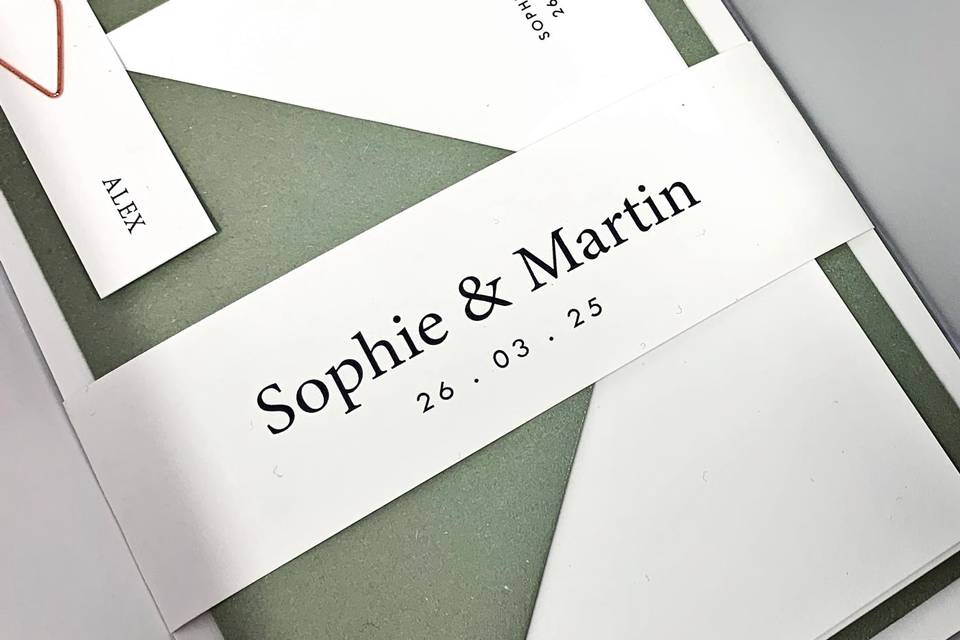 Moss Green Invite