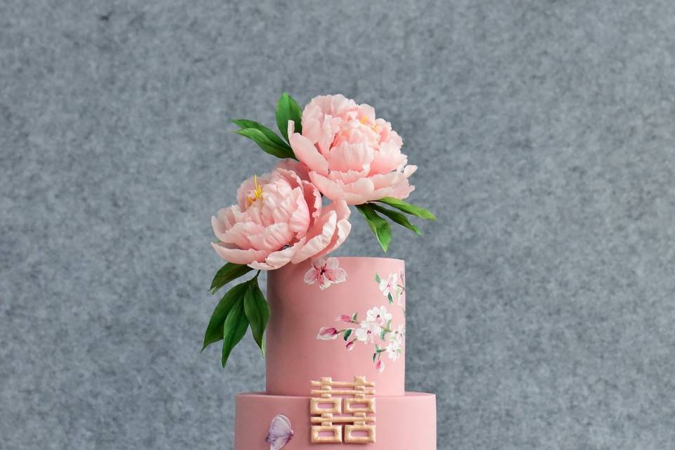 Chinoiserie edible painting