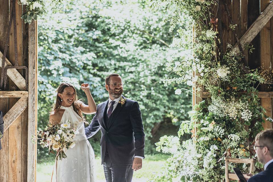 Rusty Barn Ceremony