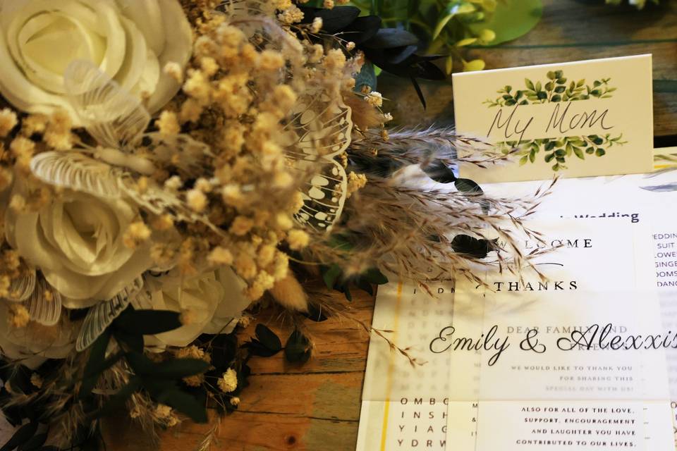 Bouquet and Place Setting