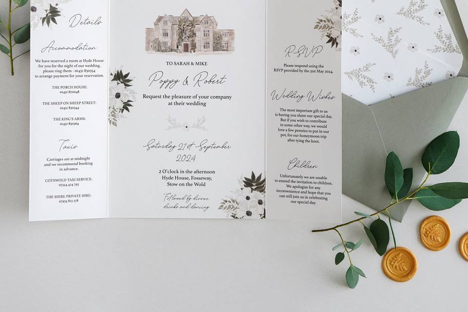 Hyde House Invitation
