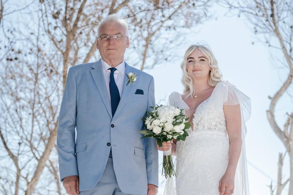 Bride & father of the bride