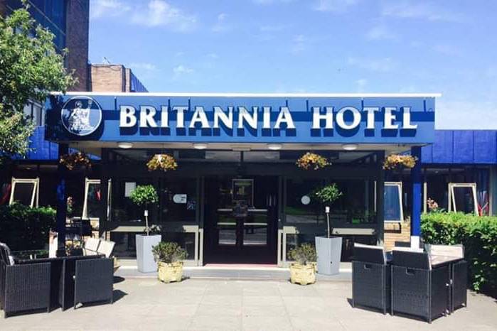 Britannia Hotel entrance