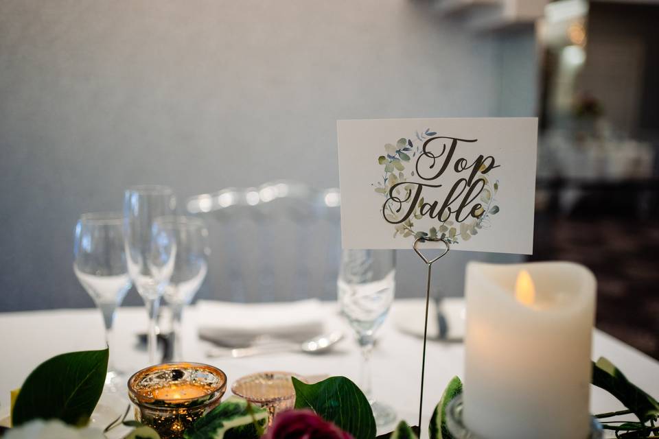 Wedding table