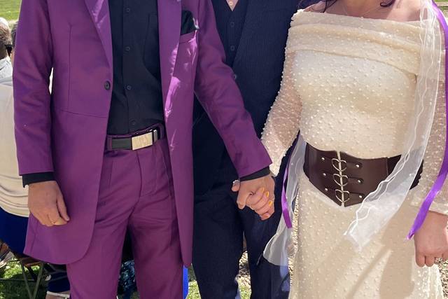 A purple wedding