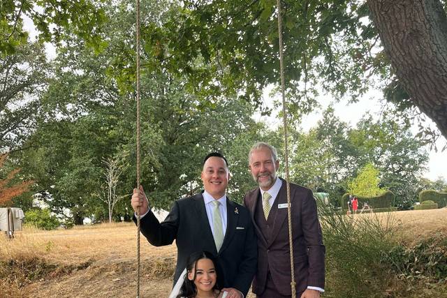B & M - transatlantic wedding