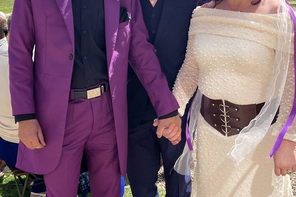 A purple wedding