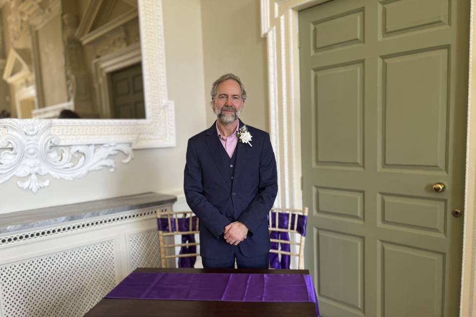 Ready for the ceremony