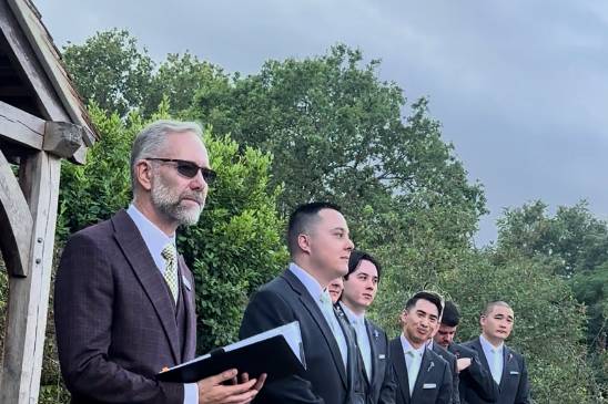 Waiting for the bride