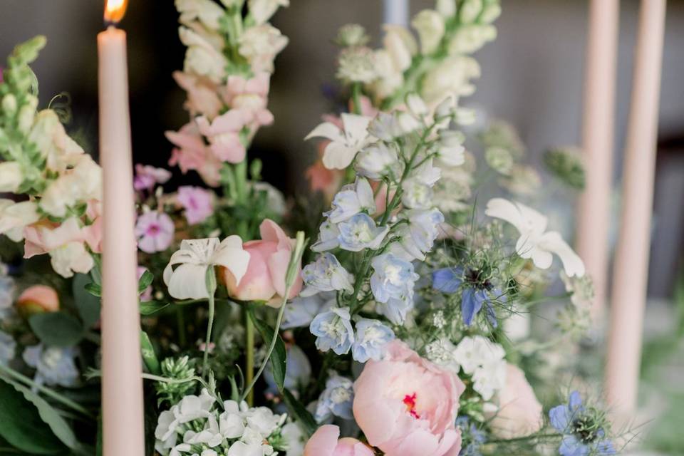 Cottage garden inspired bowl