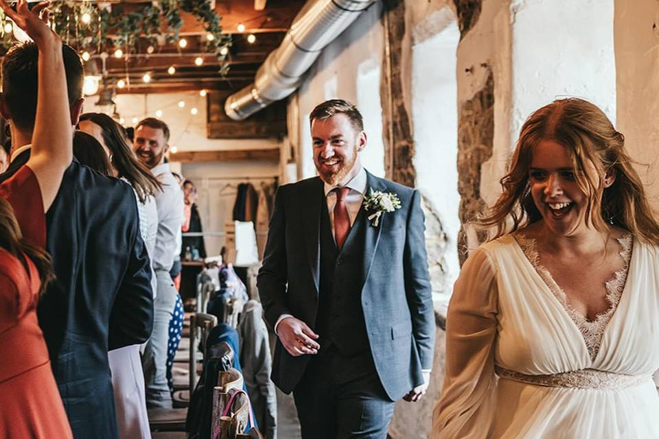 Bride & groom entrance