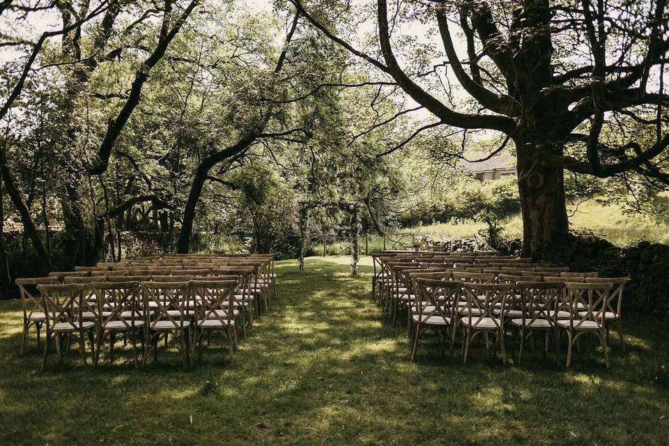 Outdoor ceremony