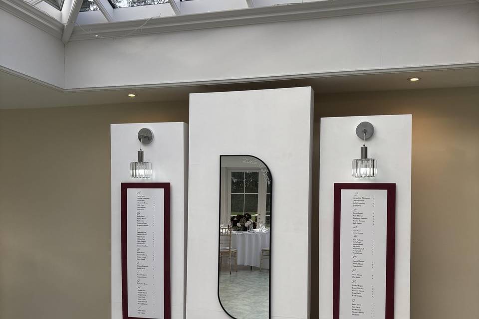 Statement seating chart