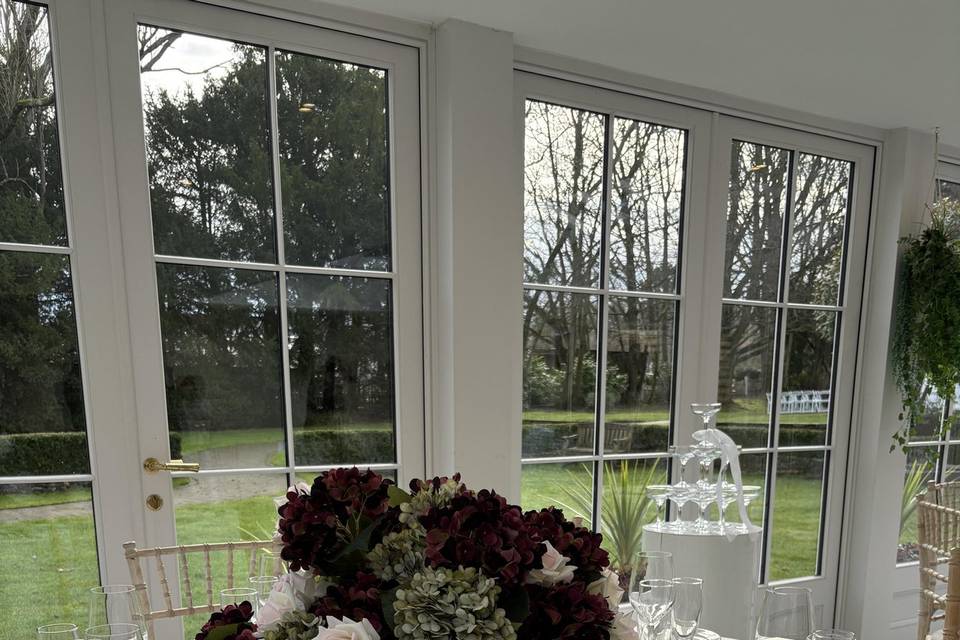 Low level floral bloom