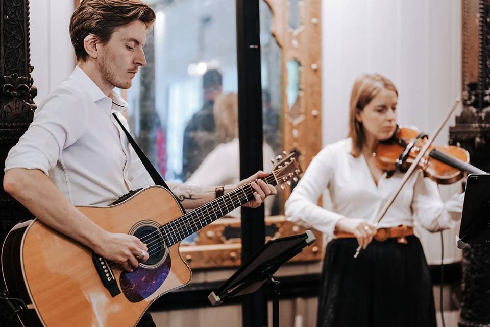 Guitar and violin