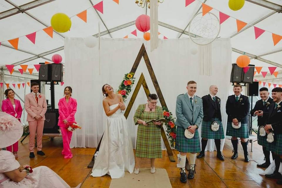 Marquee wedding