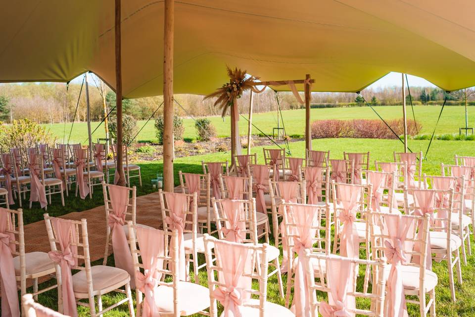 Ceremony with a view