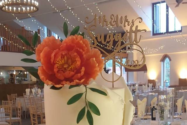 Floral-inspired cake