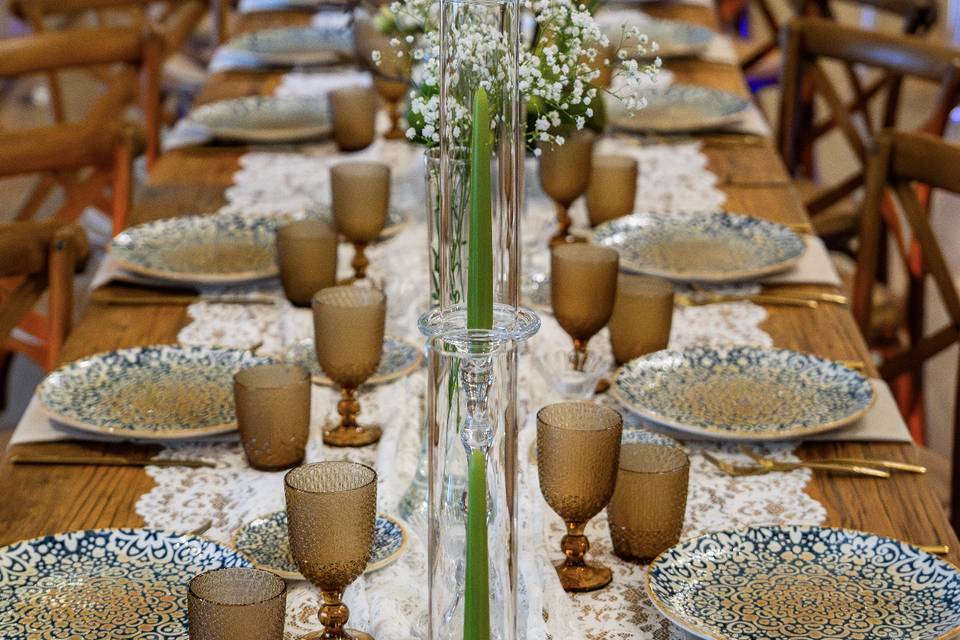 Wedding tasting setup 2026