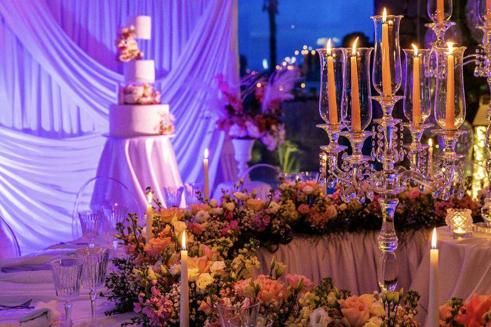 Wedding tasting setup 2026
