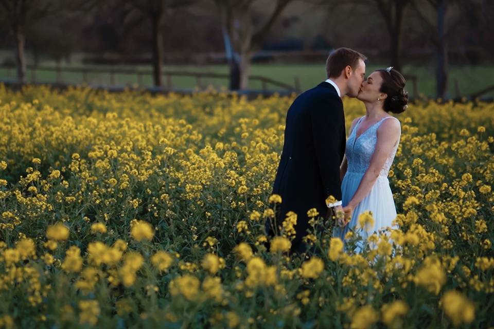 Wedding kiss