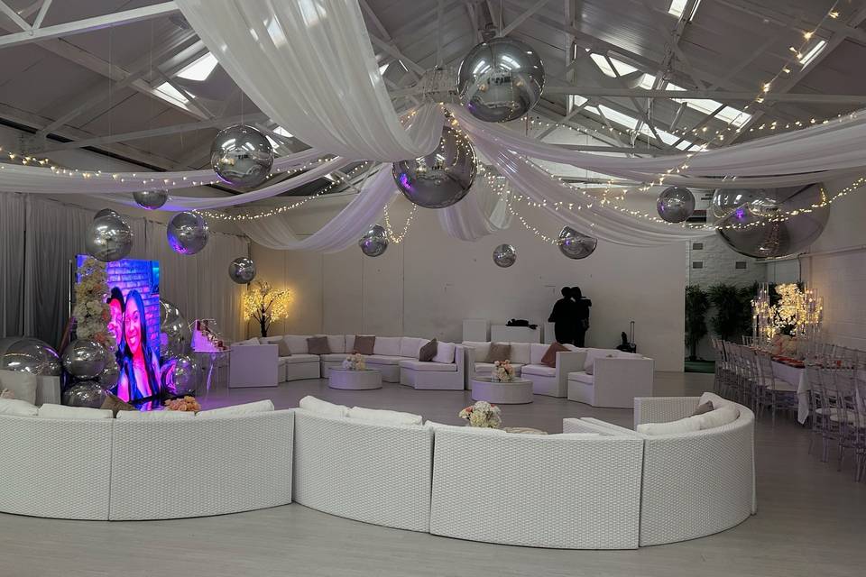 In-house styling with sofas