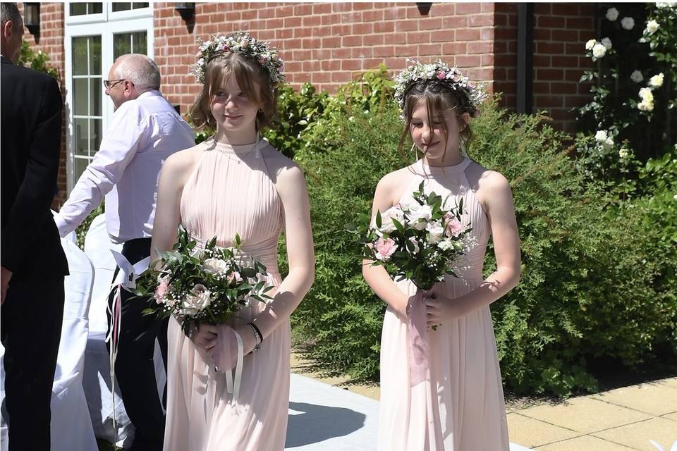 Bridesmaid bouquets