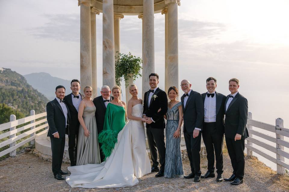 Wedding group photos