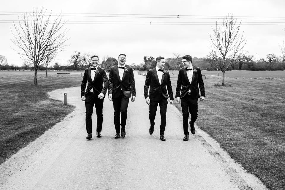 Oliver and Groomsmen