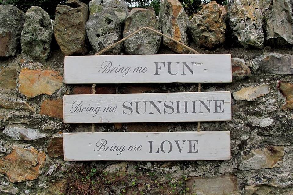 Sentiment Signs - Wedding Signs