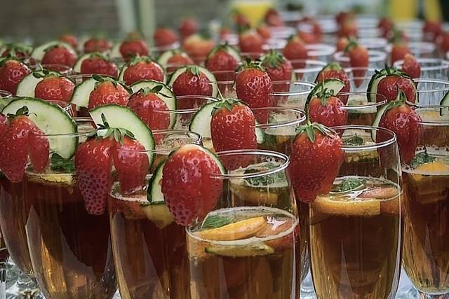 Welcome drinks styling