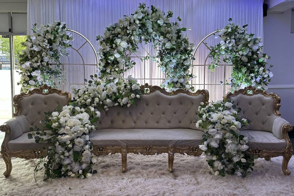 Asian wedding venue decor