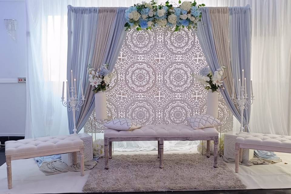 Asian wedding venue decor