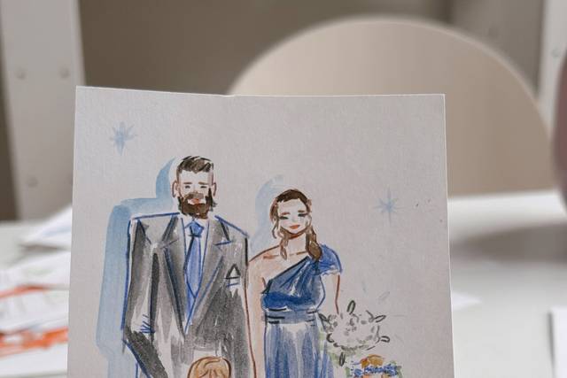Family Live Illustration