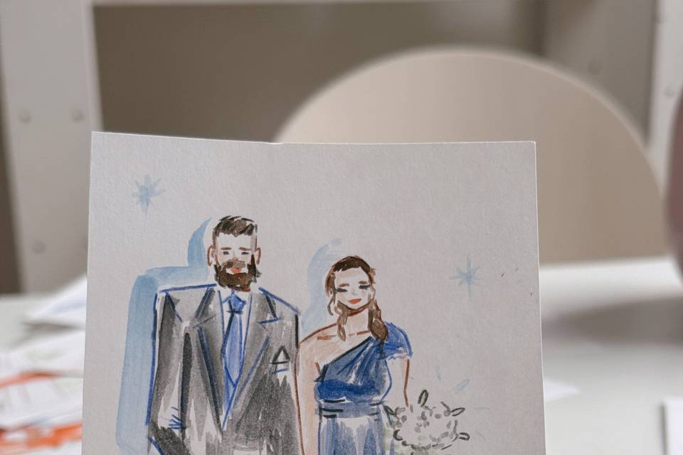 Family Live Illustration